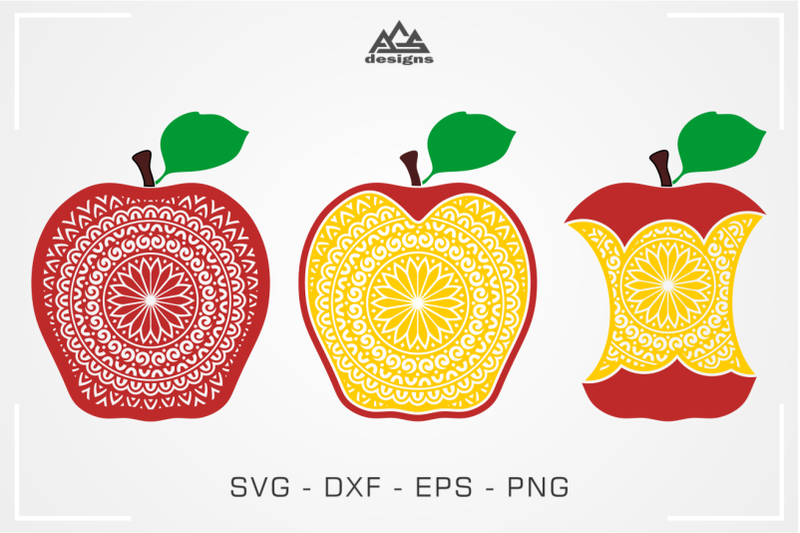apple-mandala-svg-design