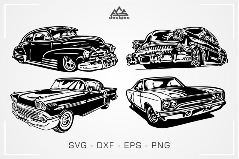 classic-car-packs-svg-design