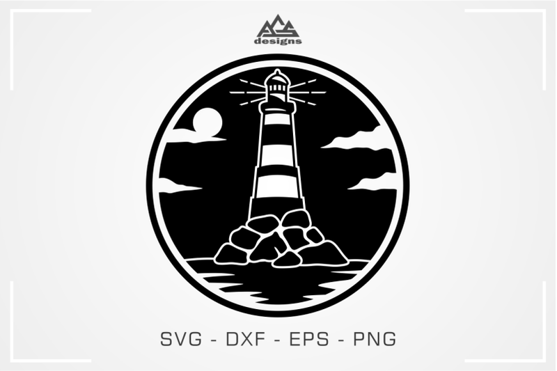 2-lighthouse-decal-svg-design