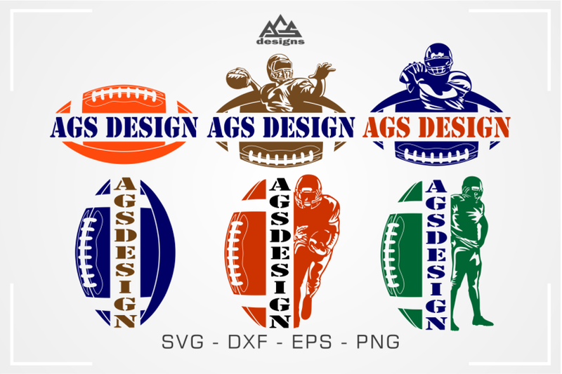 american-football-player-sport-frame-svg-design