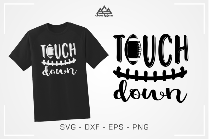 touch-down-football-sport-svg-design