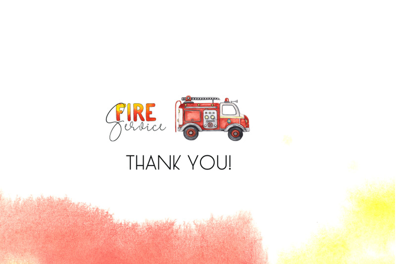 fire-service-watercolor-clipart