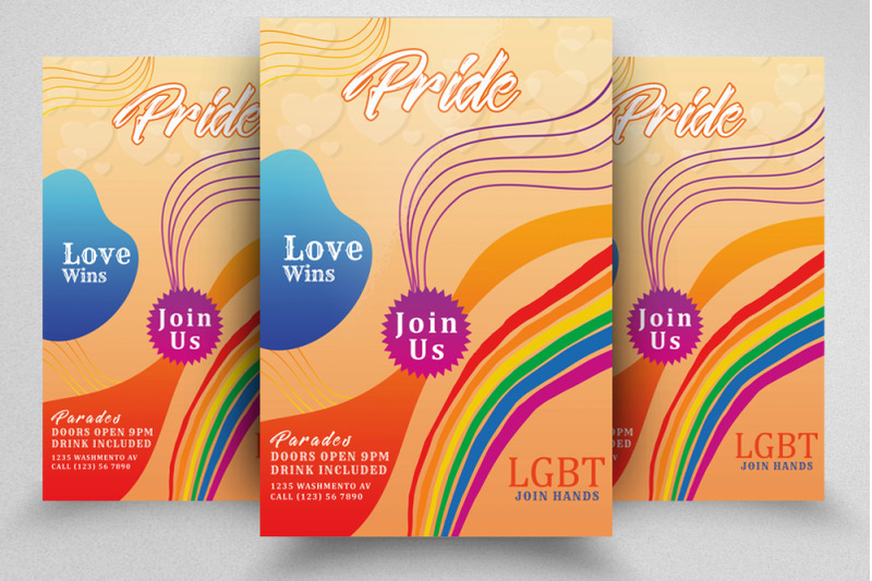 lgbt-pride-month-celebration-flyer