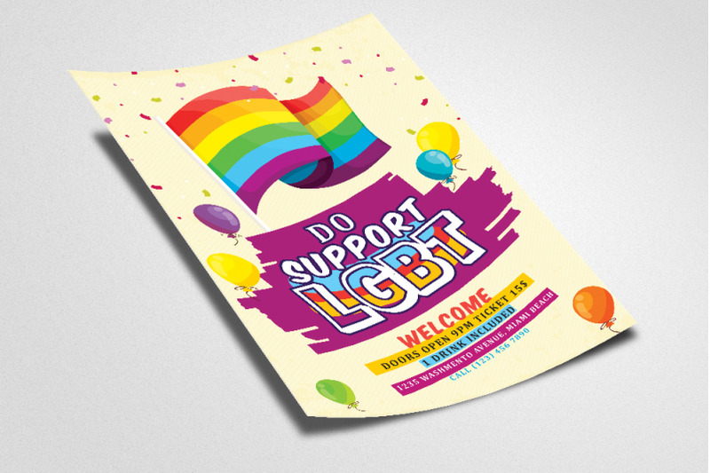 do-support-lgbt-flyer-poster