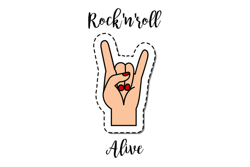 fashion-patch-element-rock-n-roll-alive