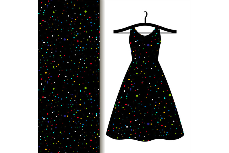 women-dress-fabric-with-space-pattern