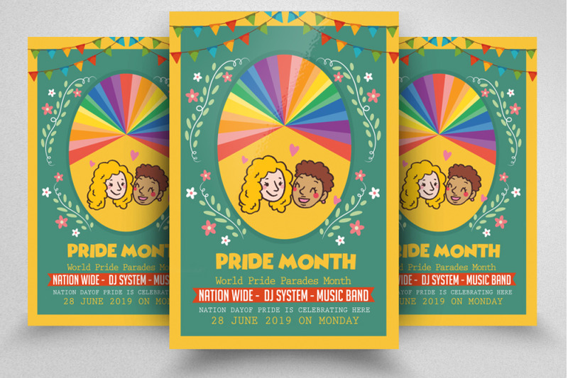 lgbt-pride-month-flyer-template