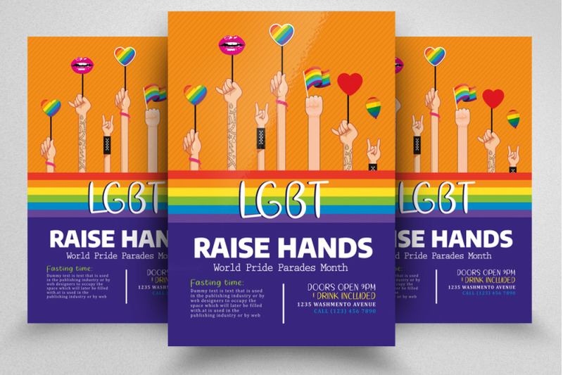 lgbt-pride-poster-template