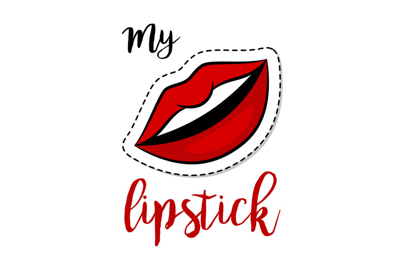 fashion-patch-element-woman-lips