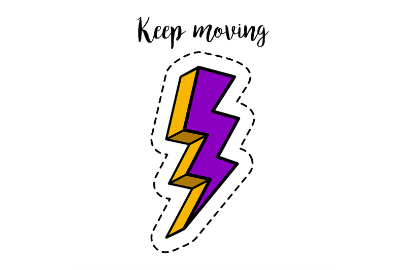 fashion-patch-element-lightning-bolt