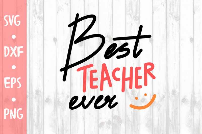 Best teacher SVG CUT FILE By Milkimil | TheHungryJPEG.com