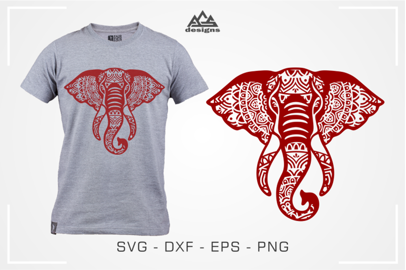 elephant-head-mandala-svg-design