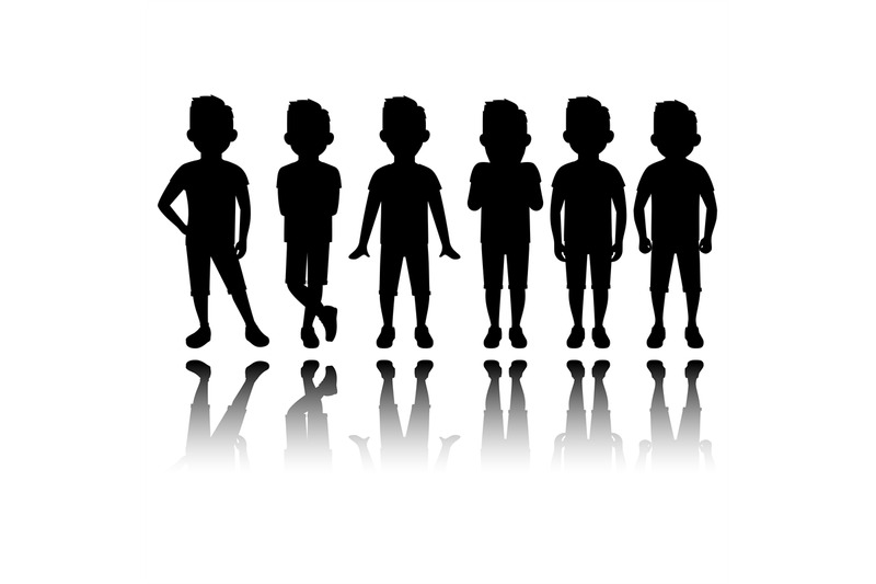 boy-black-silhouette-with-reflection