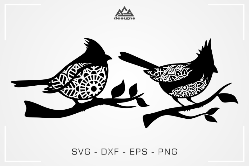 cardinal-bird-mandala-svg-design