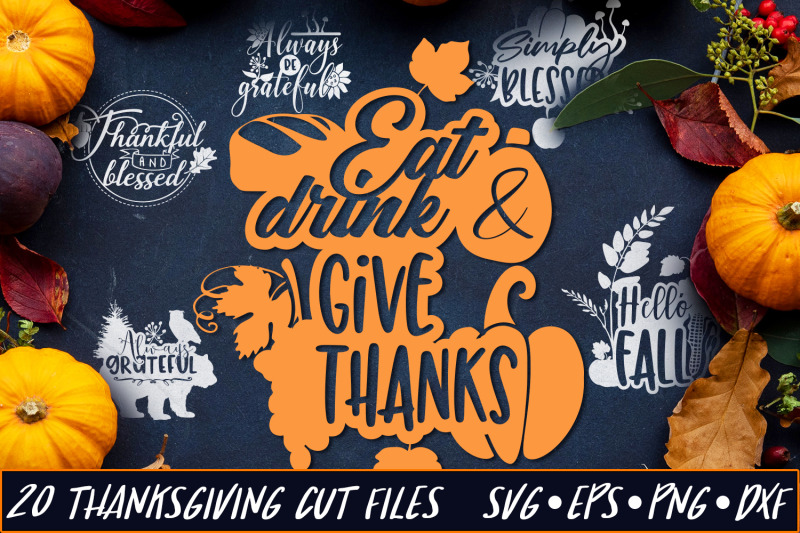 Thanksgiving SVG Bundle By Craft-N-Cuts | TheHungryJPEG