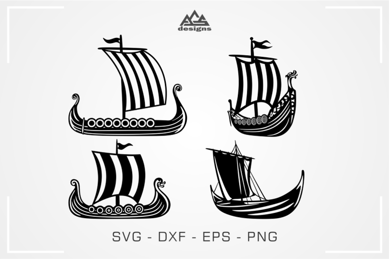 viking-boat-svg-design