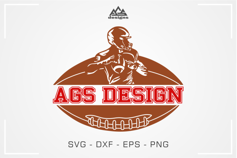 footbal-player-frame-sport-svg-design