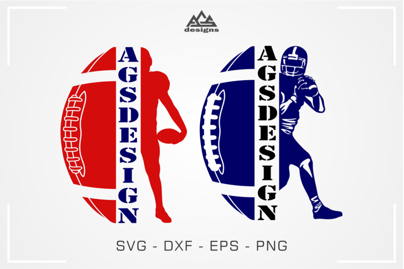 footbal-player-frame-sport-svg-design