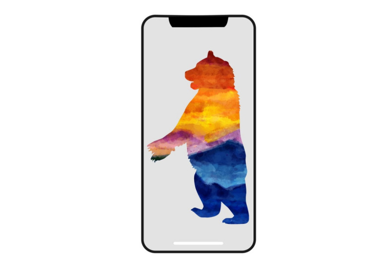 watercolor-bears-and-mountain-silhouettes-8-transparent-png-files