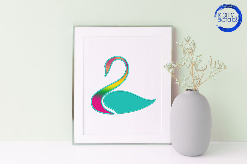 swan-applique-design-swan-embroidery-design-swan-pattern