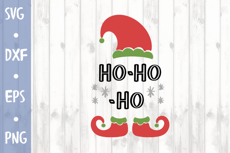 elph-with-christmas-phrase-svg-cut-file