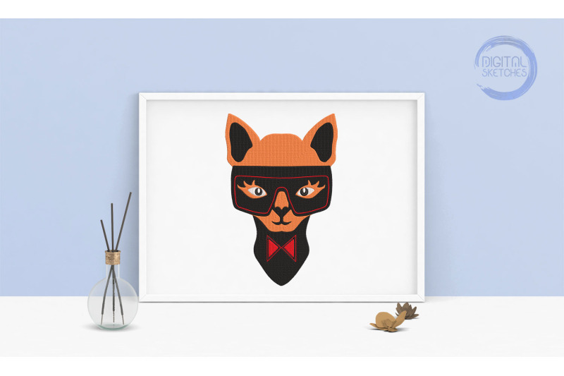 cats-embroidery-design-hipster-cat-embroidery-art-cat-lover-pattern