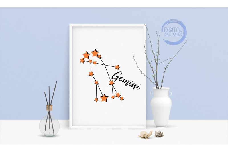 gemini-vector-graphic-cut-file-clipart-zodiac-signs-stars