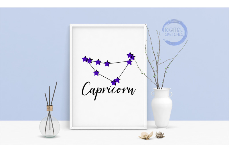 capricorn-vector-graphic-cut-file-clipart-zodiac-signs-stars