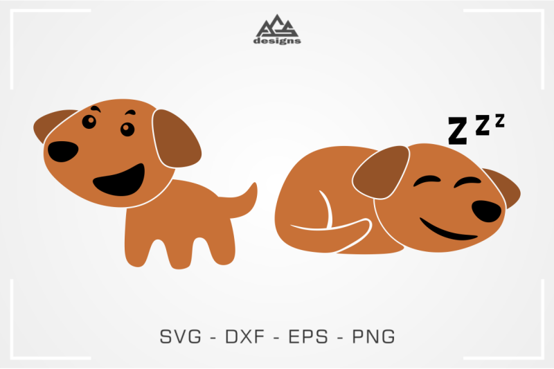 Download Cute Dog Svg Design By AgsDesign | TheHungryJPEG.com
