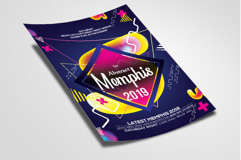memphis-electro-party-flyer-template