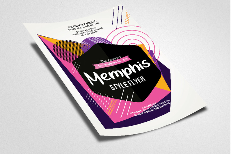 electro-party-memphis-style-poster-flyer