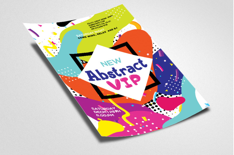 abstract-style-vip-flyer-poster