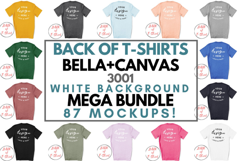 Download The Ultimate TShirt Mockup Mega Bundle, Bella Canvas Next ...