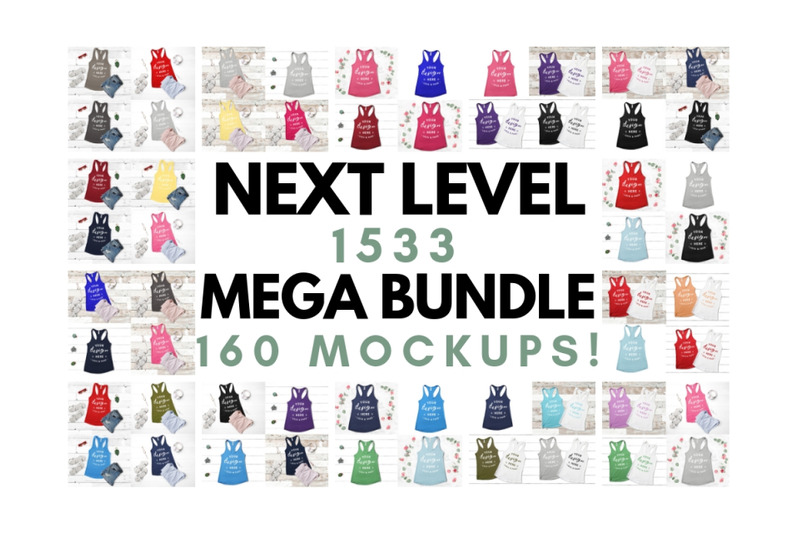 The Ultimate TShirt Mockup Mega Bundle, Bella Canvas Next ...