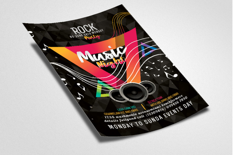 music-night-flyer-template