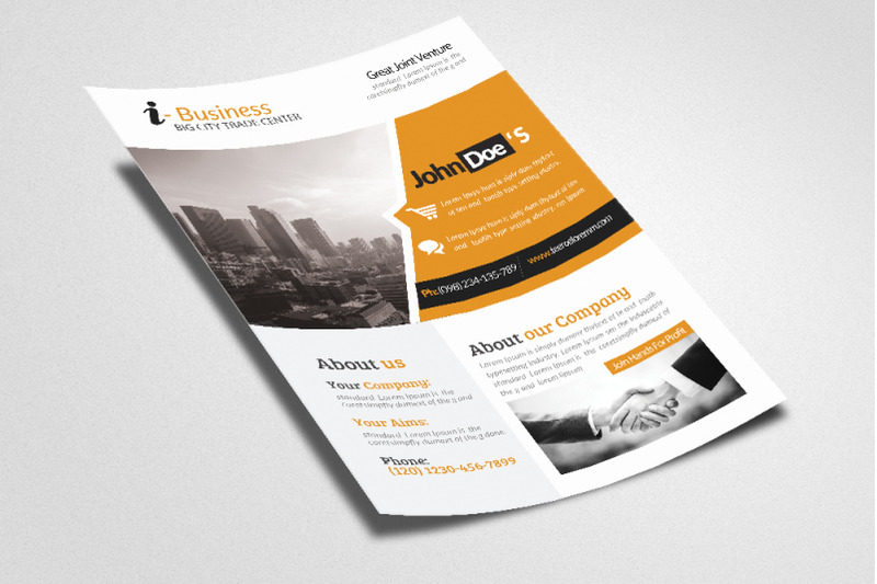 business-dealing-agency-flyer