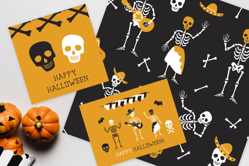 skeleton-font-and-graphics-pack