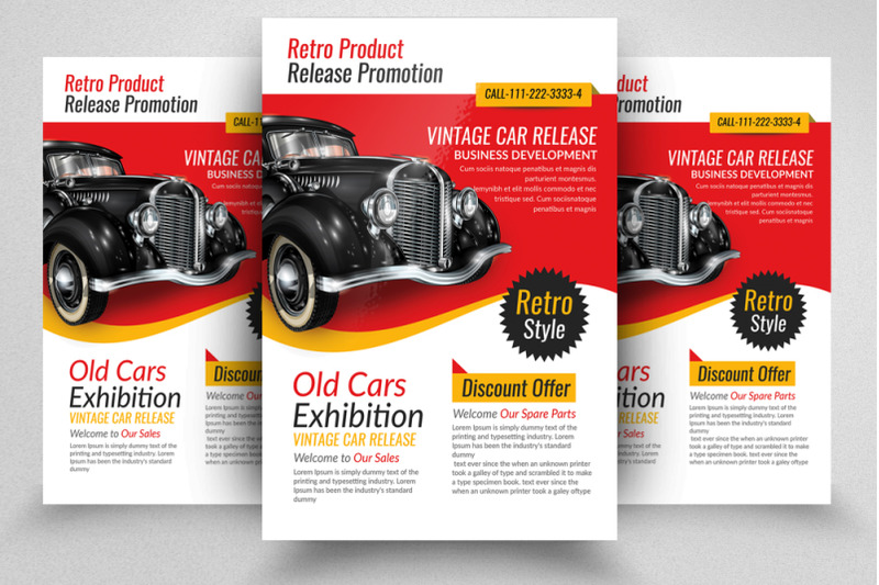 retro-cars-exhibition-flyer-template