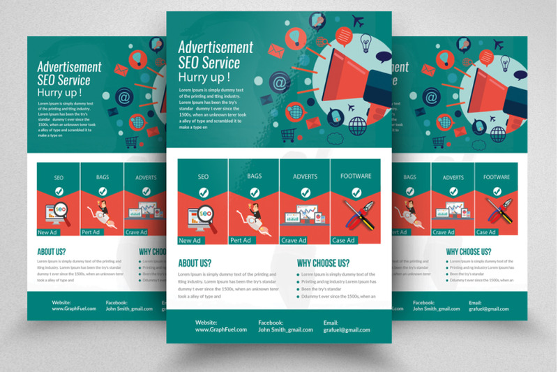 seo-web-flyer-template