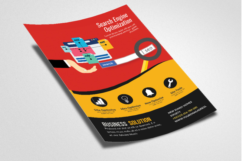 search-engine-optimization-flyer-template