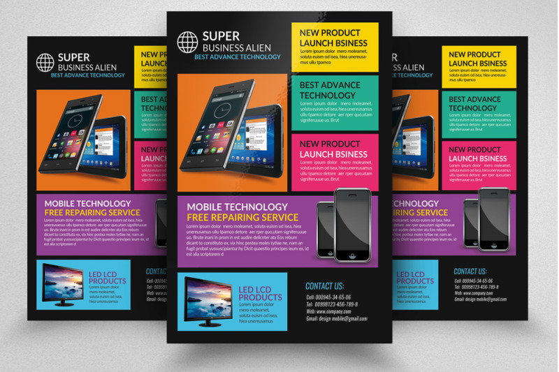 technology-products-flyer-templates