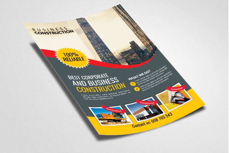 construction-and-engineering-service-flyer