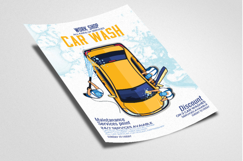 car-wash-service-flyer-poster-template