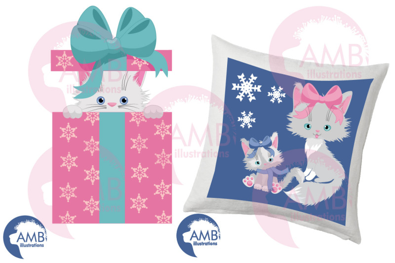 christmas-cats-pastel-clipart-pack-amb-2666