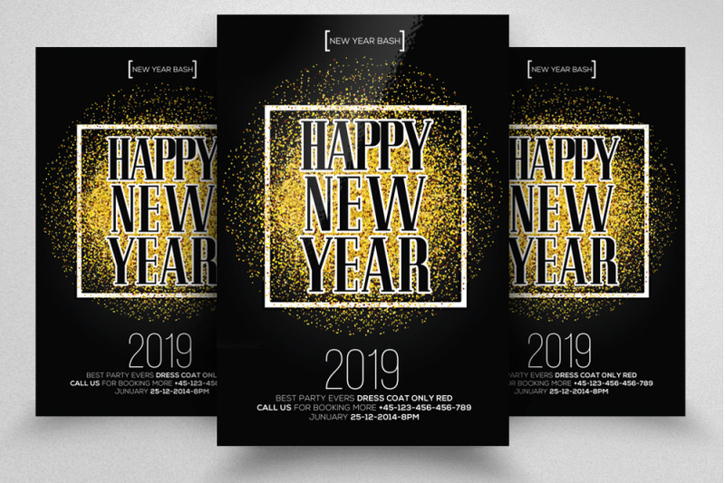4-happy-new-year-flyers-bundle