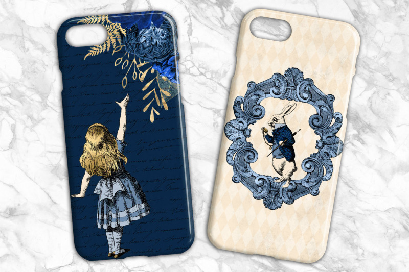 navy-and-gold-alice-in-wonderland-graphics