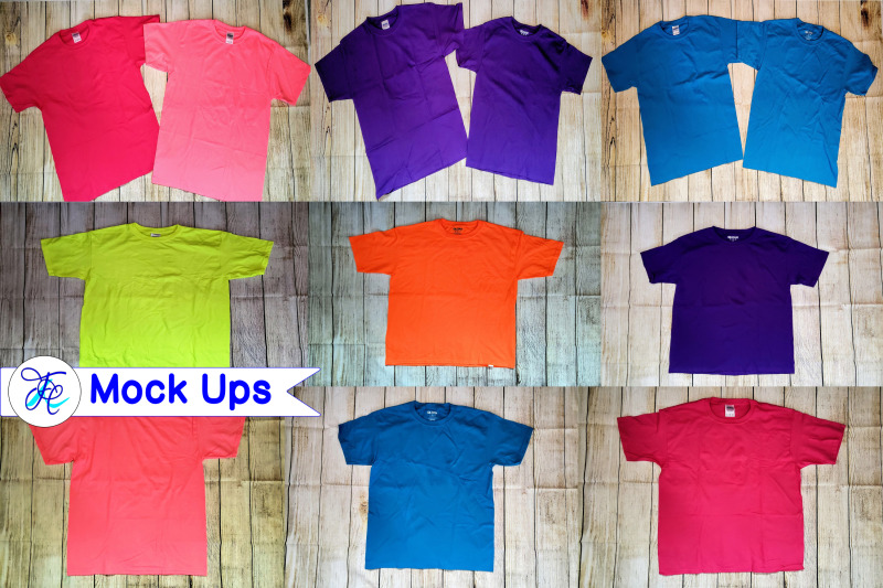 Free Youth Shirts Mock Up Bundle (PSD Mockups)