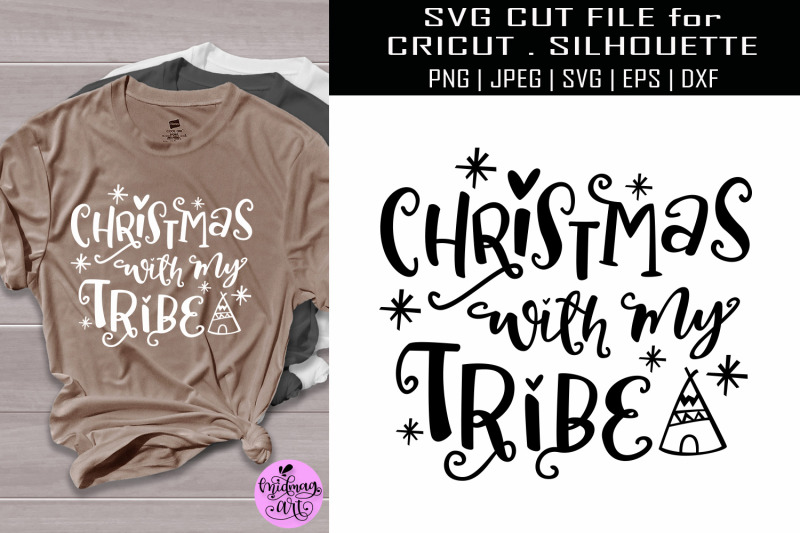 christmas-with-my-tribe-svg-christmas-svg
