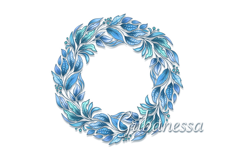 blue-wreath