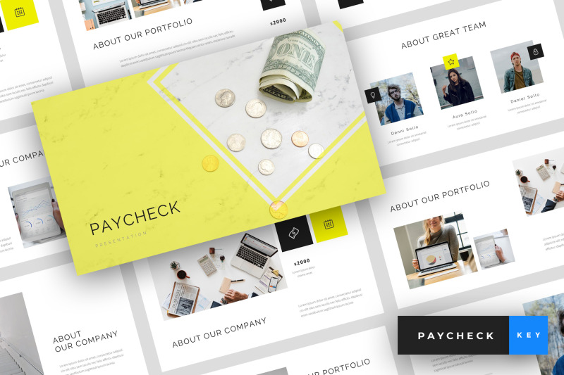 paycheck-finance-keynote-template